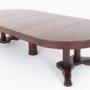 Impressive Mahogany Split Base Dining Table