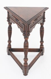 Jacobean Style Oak Stool