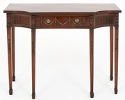 Mahogany Adams Style Console Table