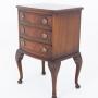 Mahogany Bow Front Bedside Cabinet
