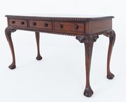 Mahogany Chippendale Revival Side Table