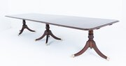 Mahogany Regency Revival Dining Table