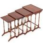 Mahogany Sheraton Revival Nest 4 of tables