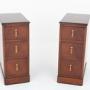 Pair of Mahogany Art Deco Bedside Drawers