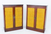 Pair Of Regency Revival Mahogany Side Cabinets