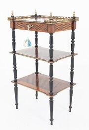 Pretty French Walnut What Not