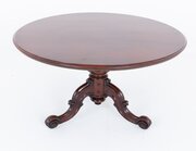 Quality Victorian Mahogany Circular Dining Table