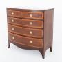 Regency Mahogany Bow Fronted Chest of Drawers
