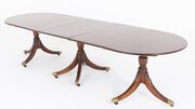 Regency Revival 3 Pedestal Dining Table