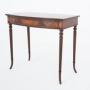 Regency Revival Mahogany Bow Side table