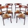 Set of 6 Mahogany Regency Dining Chairs