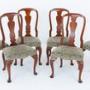 Set of 6 Queen Anne Style Cherry Dining Chairs