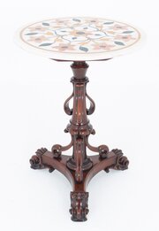 Unusual Victorian Mahogany Occasional Table