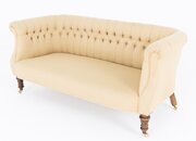 Victorian Elegant Upholstered Chesterfield