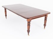 Victorian Mahogany 2 Leaf Extending Dining Table