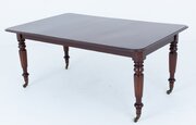 Victorian Mahogany Fixed Top Dining Table