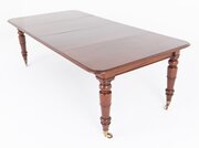 William IV Mahogany 2 Leaf Extending Dining Table