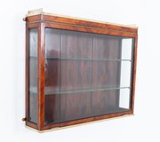 Wonderful Tulip Wood Regency Display Case