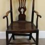 18thc. Oak Country Armchair