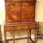 18thc. Walnut Cabinet on Stand