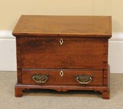 19thc. Apprentice Piece Walnut Mule Chest
