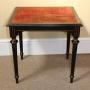 19thc Ebonised Side/Games Table