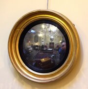 19thc. Gilt Convex Mirror  