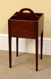 19thc. Mahogany Bottle Stand