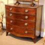 19thc. Mahogany Bow Fronted Chest of Drawers