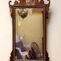 19thc. Mahogany Fretwork Mirror