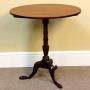 19thc. Mahogany Oval Tripod Table
