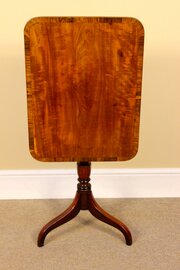 19thc. Mahogany Tripod Table