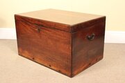 19thc. Walnut Chest / Coffee Table