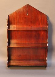 19thc Walnut Hanging Bookcase