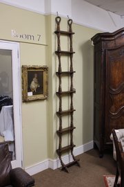 A 19thc. Rope Ladder Shelf