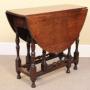 An Early 18thc. Walnut Gate Leg Table