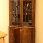 Late 19thc. Walnut Corner Cabinet
