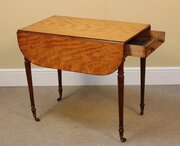 Regency Satinwood Pembroke/Supper Table 