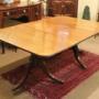 Regency Two Pillar Mahogany Dining Table