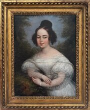 English School, 19th Century, Portrait Of A Lady