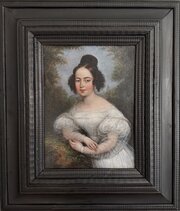 English School, 19th Century, Portrait Of A Lady