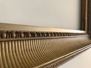 Large 19th Century Gilt Painted Composition Frame