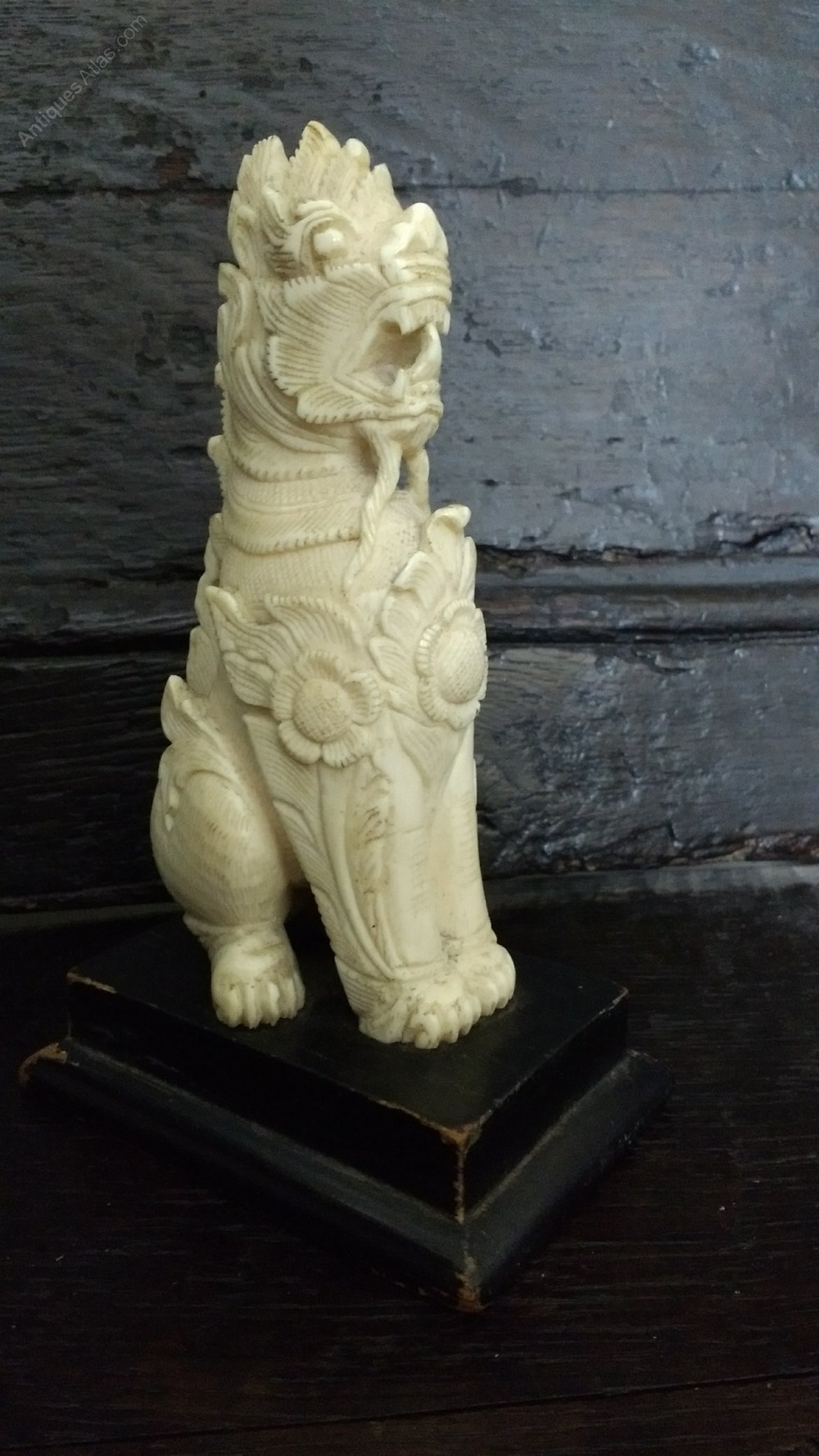 Antiques Atlas Fine 19th Century Chinese Carved Ivory Foo Dog