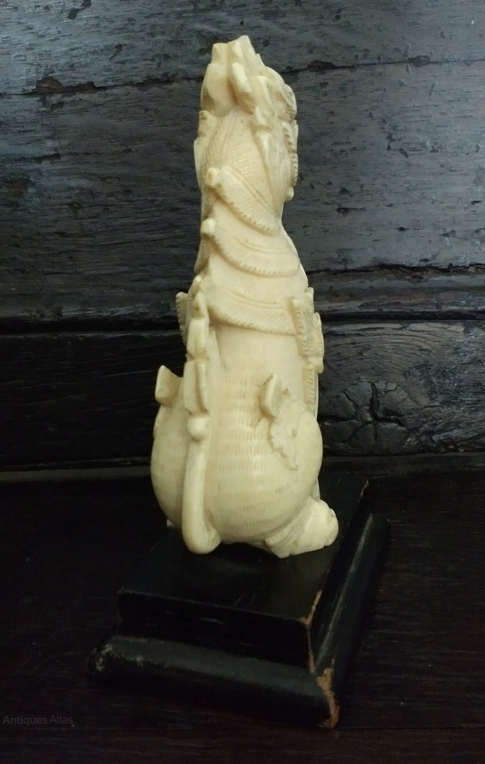 Antiques Atlas Fine 19th Century Chinese Carved Ivory Foo Dog