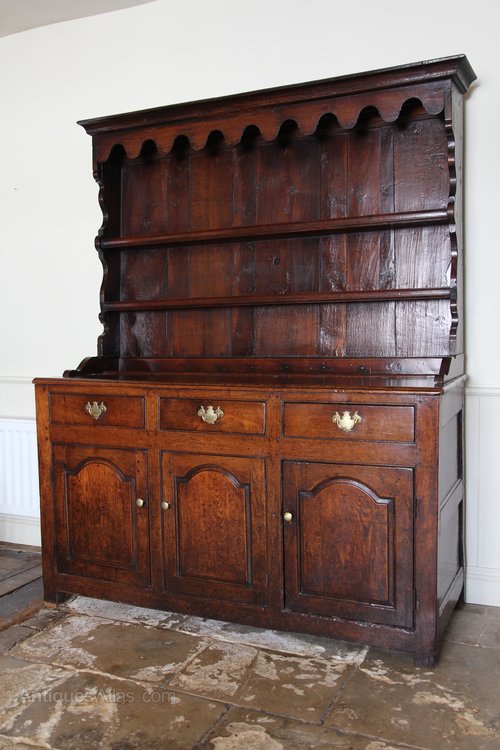 18th Century Enclosed Oak Dresser