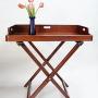 19th Century Mahogany Butlers Tray on Stand 