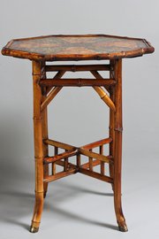 Victorian Bamboo Occasional Table