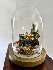 Victorian Domed Fish Seller Pedlar Doll W637