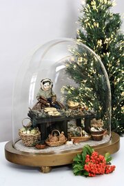 Victorian Domed Fish Seller Pedlar Doll W637