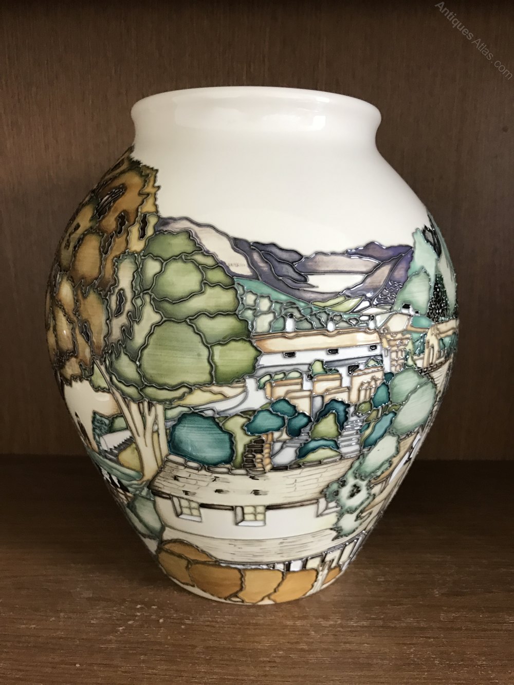 Antiques Atlas Moorcroft Off To Market Vase Limited Edition Of 50